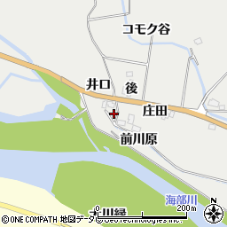 徳島県海部郡海陽町多良井口3周辺の地図