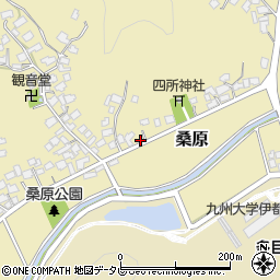 福岡県福岡市西区桑原740-6周辺の地図