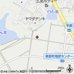 福岡県糟屋郡須惠町植木周辺の地図