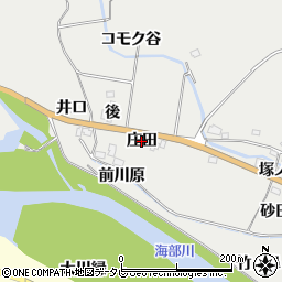 徳島県海陽町（海部郡）多良（庄田）周辺の地図