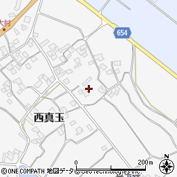 大分県豊後高田市西真玉2862周辺の地図