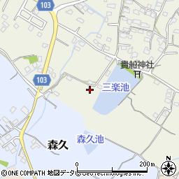 福岡県豊前市三楽15周辺の地図