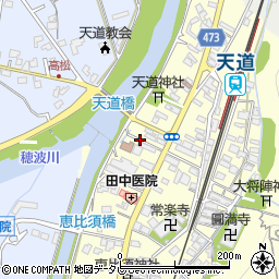 福岡県飯塚市天道109周辺の地図