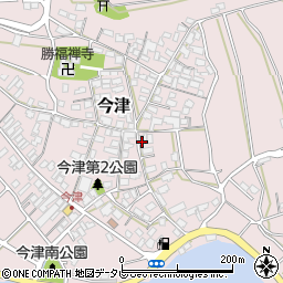 今津岡集会所周辺の地図