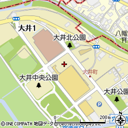 福岡県福岡市博多区大井周辺の地図