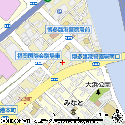 福岡県福岡市博多区石城町7-12周辺の地図