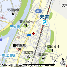 福岡県飯塚市天道123周辺の地図