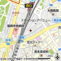 吉塚臨床心理研究所周辺の地図