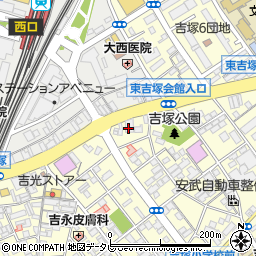 西日本シティ銀行吉塚支店周辺の地図