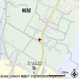 福岡県豊前市梶屋132周辺の地図