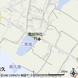 福岡県豊前市三楽265周辺の地図