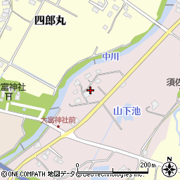 福岡県豊前市鳥越642周辺の地図