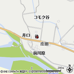 徳島県海部郡海陽町多良後周辺の地図
