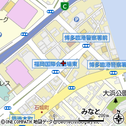 福岡県福岡市博多区石城町10周辺の地図
