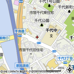 タイムパークシャルマンコーポ博多駐車場周辺の地図