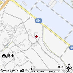 大分県豊後高田市西真玉2823周辺の地図