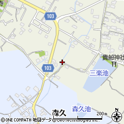 福岡県豊前市三楽2周辺の地図