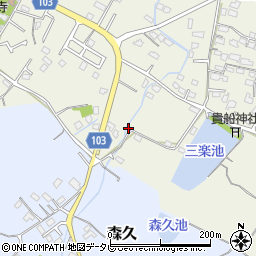 福岡県豊前市三楽2周辺の地図