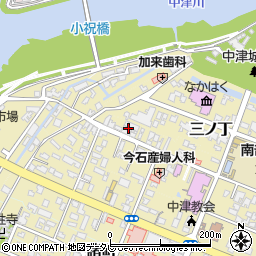 大分県中津市1324周辺の地図
