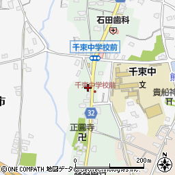 福岡県豊前市千束222-3周辺の地図