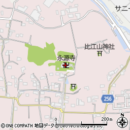 永源寺周辺の地図