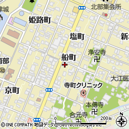 大分県信用組合福沢通支店周辺の地図