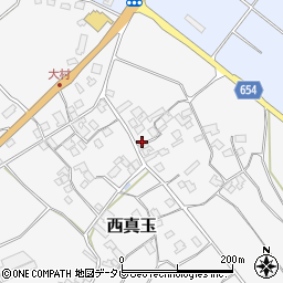 大分県豊後高田市西真玉2848-1周辺の地図