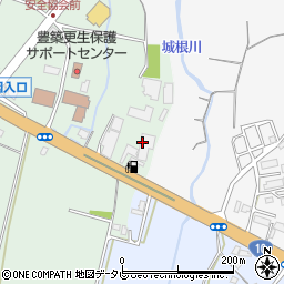福岡京築農業協同組合　東部集荷場周辺の地図