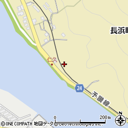 愛媛県大洲市長浜町仁久231周辺の地図