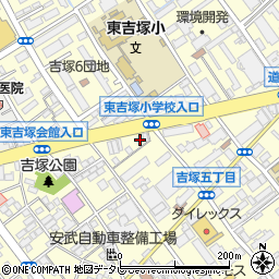 ニューフジタ理容店周辺の地図