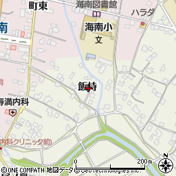 徳島県海部郡海陽町大里飯持周辺の地図