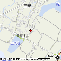福岡県豊前市三楽259-13周辺の地図