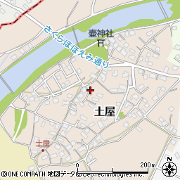 福岡県築上郡吉富町土屋周辺の地図