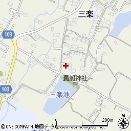 福岡県豊前市三楽254-1周辺の地図