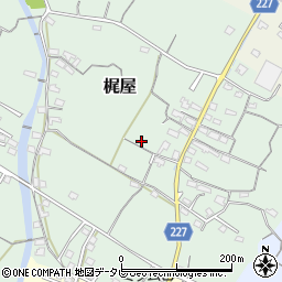 福岡県豊前市梶屋周辺の地図