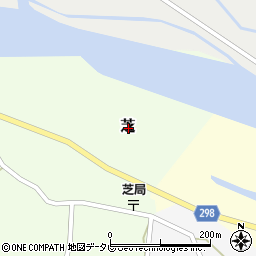徳島県海部郡海陽町芝周辺の地図