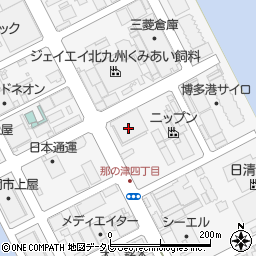 博多大丸商品センター周辺の地図
