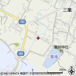 福岡県豊前市三楽21-6周辺の地図