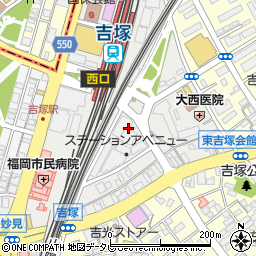 魚民 吉塚東口駅前店周辺の地図