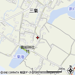 福岡県豊前市三楽261周辺の地図