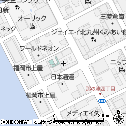 西日本自動車本社ビル周辺の地図