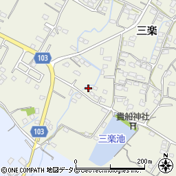 福岡県豊前市三楽31-10周辺の地図