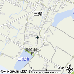 福岡県豊前市三楽247-2周辺の地図