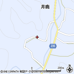 和歌山県東牟婁郡那智勝浦町井鹿184周辺の地図