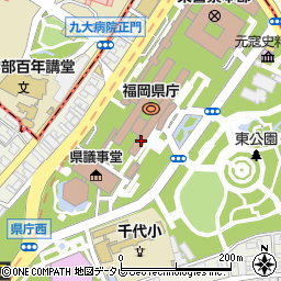 福岡県福岡市博多区東公園周辺の地図