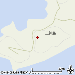 二神島周辺の地図