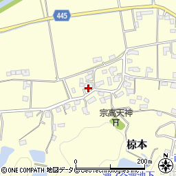 福岡県飯塚市椋本378周辺の地図