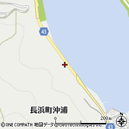 愛媛県大洲市長浜町沖浦63-4周辺の地図