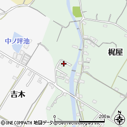 福岡県豊前市梶屋427-2周辺の地図