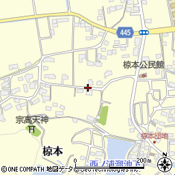 福岡県飯塚市椋本472周辺の地図
